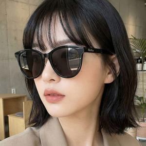 막스마라 선글라스 MM0107K 01A 명품 블랙 라운드 뿔테 아시안핏 데일리 패션