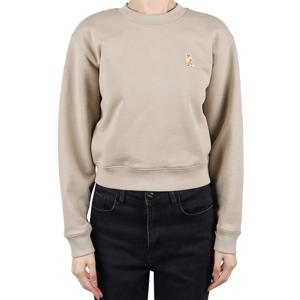 메종키츠네 25FW 여성 레이디 폭스 크롭 맨투맨 페더베이지 PW00318KM0341 0303