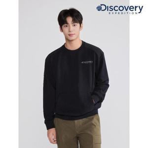 디스커버리 (DXMT27054) 스몰 로고 그래픽 맨투맨