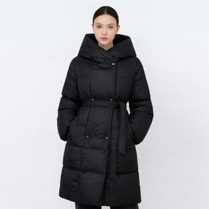 [TAG 699000원][케이엘바이린] 후드 벨티드 롱 구스다운 KDHCPL0100