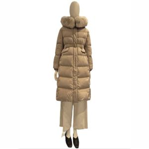 [쥬크]벨티드 슬림핏 롱 구스패딩 (Z254PSG313)