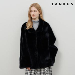 [탱커스] 하프넥 후크 페이크 퍼 자켓 (TX4JK012L0)