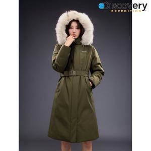 [디스커버리] 여성 벨티드 구스다운 롱패딩 DWDJ9B056-OLD
