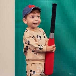 [디즈니베이비]미키와글와글패턴기모상하/79S723011-GR