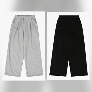 [더데이걸]원턱 빅 기모 와이드 팬츠 TGTM25T01