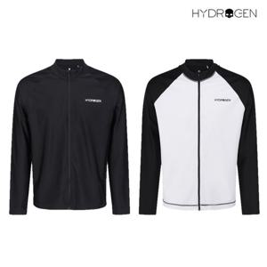 [하이드로겐] 남성 베이직 래쉬가드 풀집업 H11D2SO186