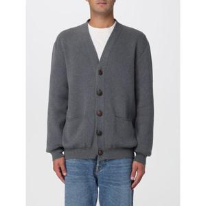 골든구스 코튼 니트 V넥 버튼 가디건 GMP00946P00066260304 Grey