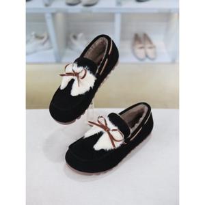 [코디엘루]퍼안감 리본장식 스웨이드 로퍼 2.5cm CDMD500966-1