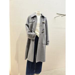 숲  (SBBHC85) 후드 탈부착 롱 더플 코트