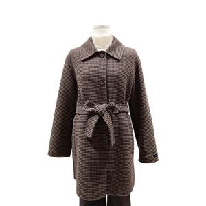 [비지트인뉴욕]링컨체크 벨티드 하프코트 VBBHC74