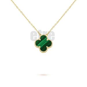 반클리프 목걸이 여성용 빈티지 알함브라 펜던트 말라카이트 VCARO9VA00