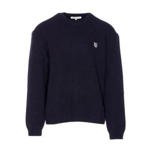 메종키츠네 폭스 헤드 밀라노 램스울 스웨터 PM00817KT11800413