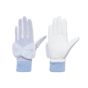 [와이드앵글]여성 CO 리본 방한 양손 장갑 WWW25V01IC