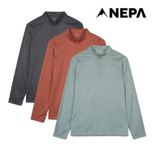 [택가79,000원] 네파 남성 베이직 집업 티셔츠 7L55401