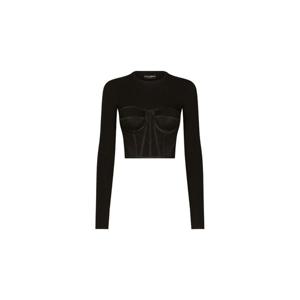 26 SS 돌체앤가바나 파인 골지 뷔스티에 스웨터 FXI33TJAIL0 TP432098551