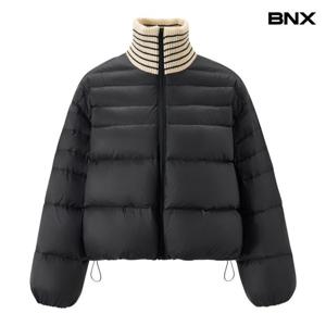 [BNX] 스트라이프 니트 배색 프리미엄 패딩 점퍼(BX4JP025L0)