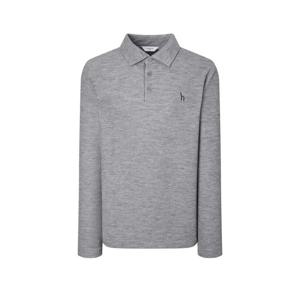 헤지스  25FW  헤지스 단색 긴팔 카라 티셔츠 HZTS5D432G2