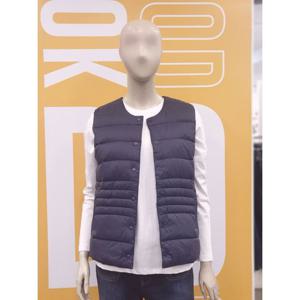 [뱅뱅]세이브존02 구스초경량 라운드 조끼 [NEE615