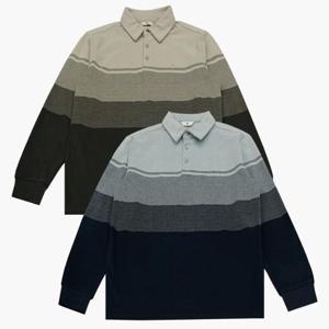 피에르가르뎅 HC20 자가드 그라데이션 카라 티셔츠 PPTS4402 PPTS4402