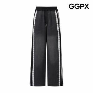 [GGPX] 사이드 레이스 라인 데님 밴딩 팬츠 (GPBPT015F)