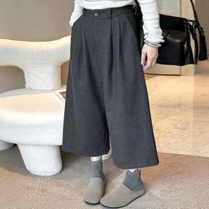 모직 와이드 9부팬츠_BJ4LP002