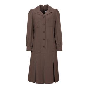 [베스띠벨리]더블포켓 카라 박스 플리츠 원피스 ( BFOAI25100 )