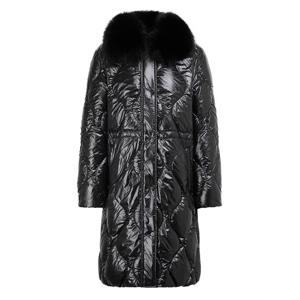 [닥스] 25FW PREMIUM 여성 웨이브자수 퍼 롱구스다운 DNJU5D813BK