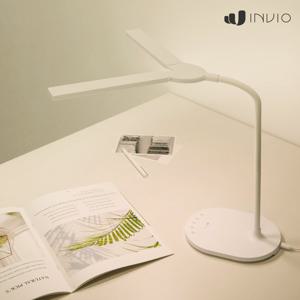 인비오 LED 스탠드 듀얼헤드 책상 공부 학생 시력보호 LIGHT DUO