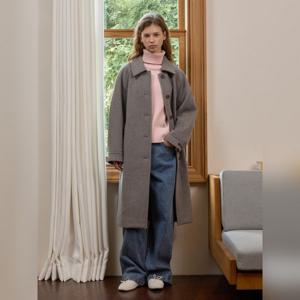 [올리브데올리브] 올리브데올리브캐시혼방 싱글 롱코트 OE5WHB06