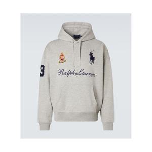 폴로 랄프로렌 로고 코튼 블렌드 저지 후디 P01109552