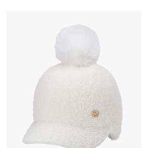 [엘르골프]여성 겨울 귀달이 방울 니트 캡6K87405