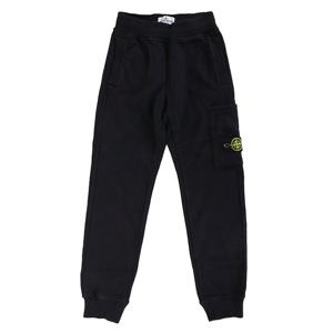 스톤아일랜드 25FW 키즈 와펜 패치 기모 카고팬츠 블랙 K2S166200001 S0A20 V0029 10-12Y