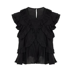 이자벨마랑에뚜왈 민소매 티셔츠 HT0828FA B3J04E 01BK Black