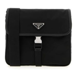 프라다 블랙 플랩 크로스바디 백 2VD0772DMH F0002