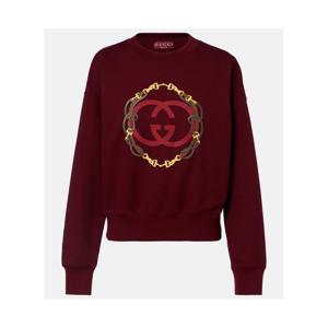 구찌 로고 엠브로이더리 코튼 스웨트셔츠 P01119291