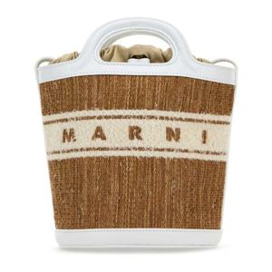 마르니 투톤 라피아 가죽 트로피칼리아 버킷백 SCMP0056L5P7945