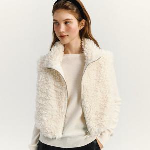 [마리끌레르][정가79,000]뽀글이 베스트 집업(MAFDVT04NWH)