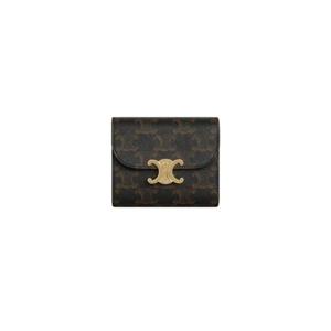 Celine셀린느 스몰 월렛 트리옹프 트리옹프 캔버스 탄 10D782CQH-04LU