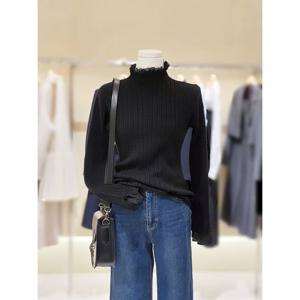 [숲]프릴레이스넥 니트 SC2LK33