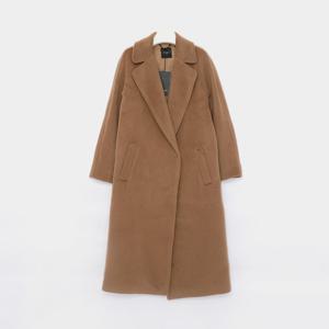(스크래치)막스마라 벨티드 울 알파카 여성 코트 2525016082 026 TEMPERA