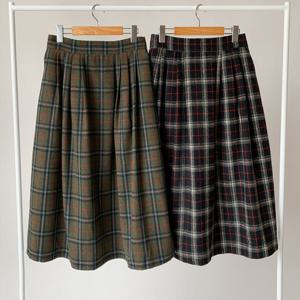 나야홍 / 빅사이즈치마 Q321L512 오리진체크롱기모스커트 LT