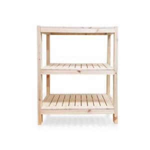 파인 우드렉 3단선반600 DIY 원목 모듈선반 정리선반