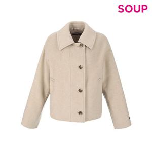 [숲]스탠카라 크롭 숏 코트(SBAJK90)