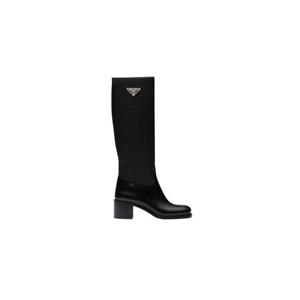 프라다 브러쉬드 레더 나일론 부츠 블랙 1W411M-3LFU-F0002