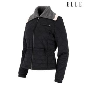 엘르골프 세이브존01 여성 니트에리 다이아몬드 퀼팅 패딩점퍼 6J81301 199
