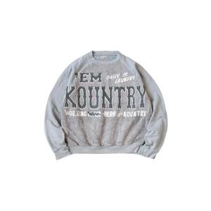 Kapital캐피탈 30 플리스 x 퍼 그리즐리 스웨트셔츠 그레이 K2311LC170