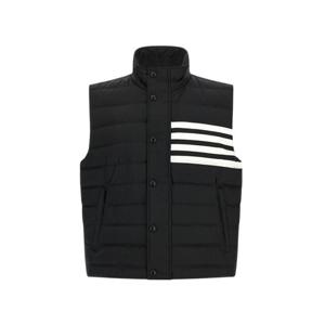 톰브라운 라이트 웨이트 4바 립스탑 패딩 조끼 블랙 남성 MVD036X F1095 001