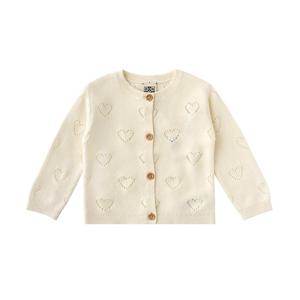 [봉통]봉통 베이비 WH하트펀칭가디건 (7617T-K00-05)