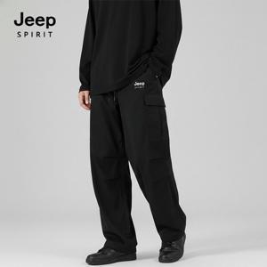 [지프]JEEP SPIRIT 세미오버핏 워크웨어 팬츠 블랙 (JSSPPT191)