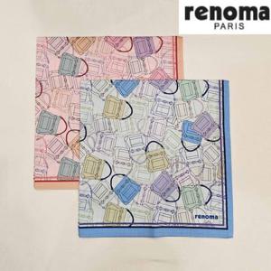 레노마 RFD9201 레노마 남녀1매 나염 손수건